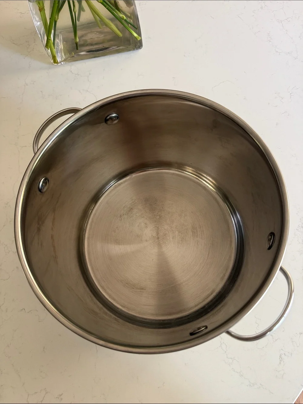 Ekco Eterna Stainless Steel Stockpot 10 inches round 7 inches high. 5 qts
